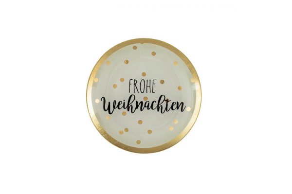 Gift Company Love Plate Frohe Weihnachten