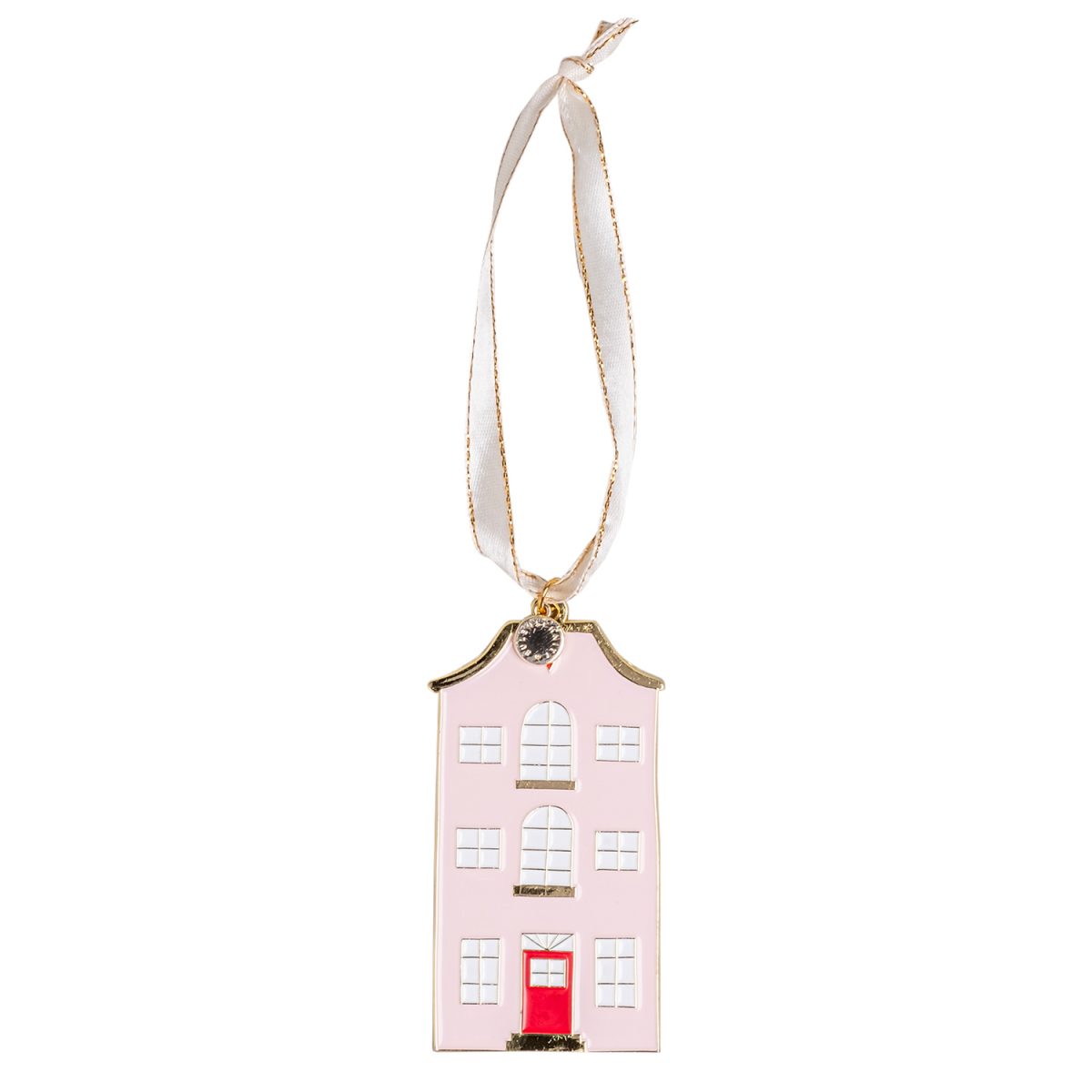 Eulenschnitt Weihnachtsbaumanhänger Haus