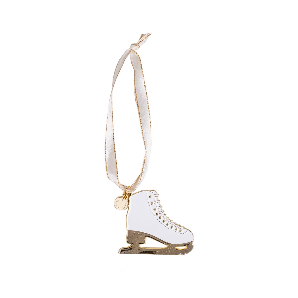 Eulenschnitt Weihnachtsbaumschmuck Schlittschuhe