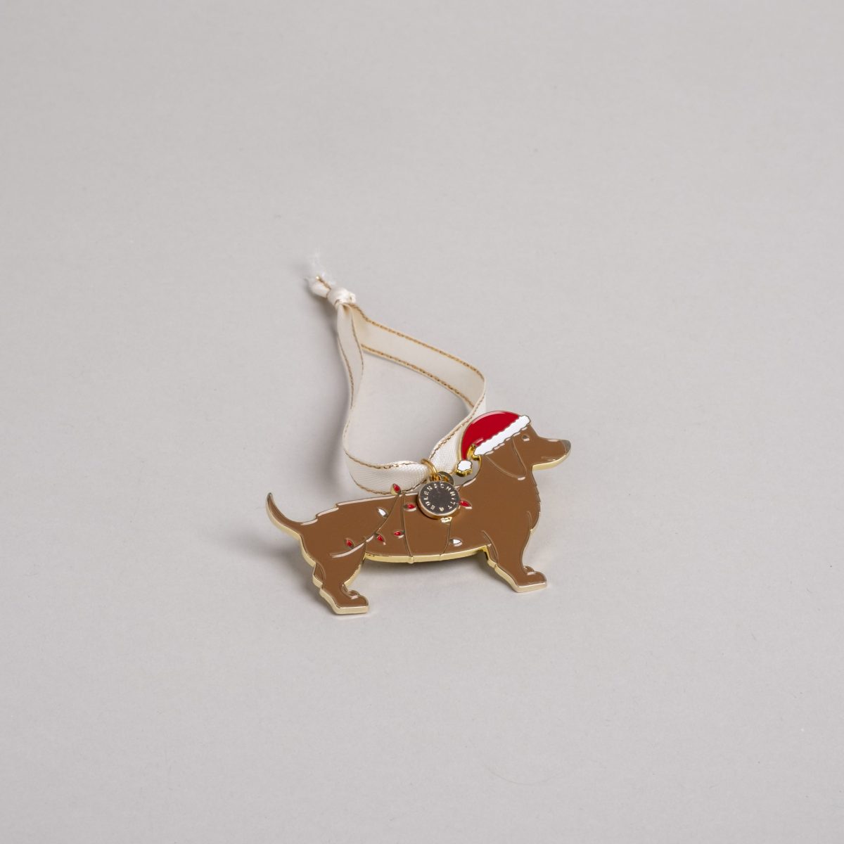 Baumschmuck Weihnachtsdackel – Bild 2