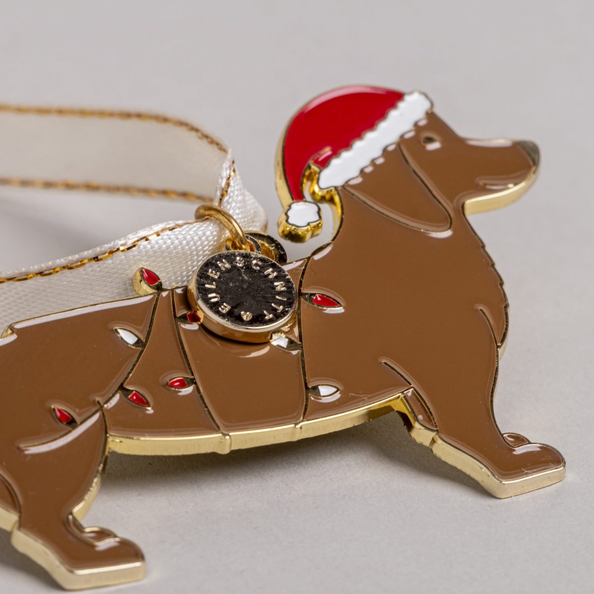 Baumschmuck Weihnachtsdackel – Bild 3