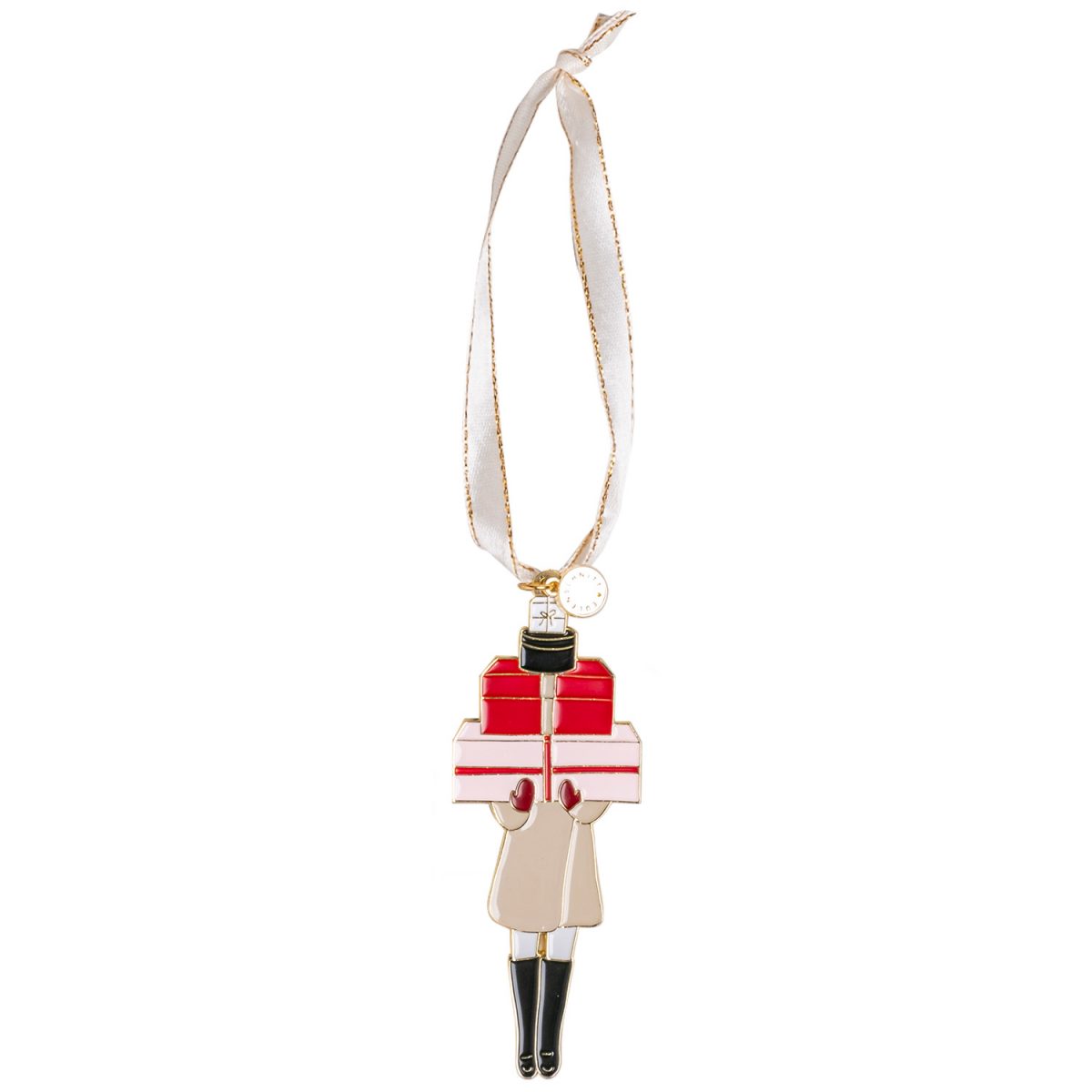 Eulenschnitt Weihnachtsbaumschmuck Weihnachtsmädchen