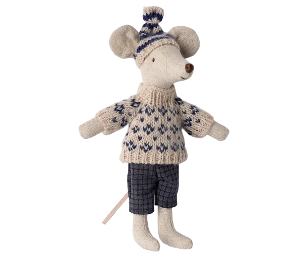 Maileg | Wintermaus mit Skiset |  Papa – Bild 2