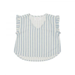 Leevje Top blau Beige gestreift 3