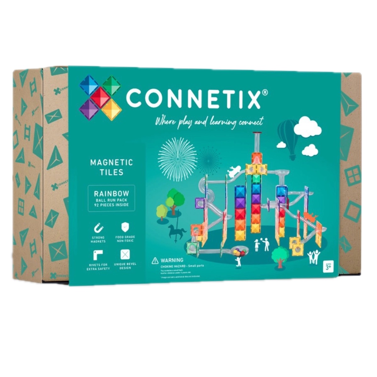 Connetix Magentbaustein Set Murmelbahn