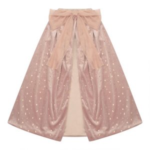 Zauberumhang aus rosa Samt Glinda