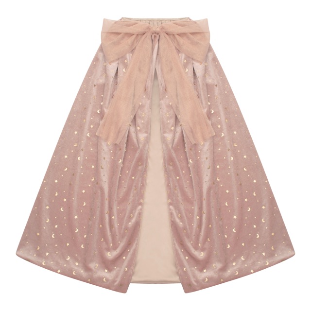 Zauberumhang aus rosa Samt Glinda