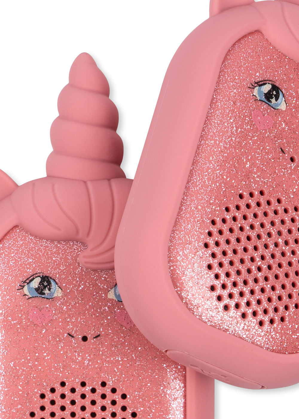 Walkie Talkies in Einhorn Form in Glitzer Pink von Konges Sloejd