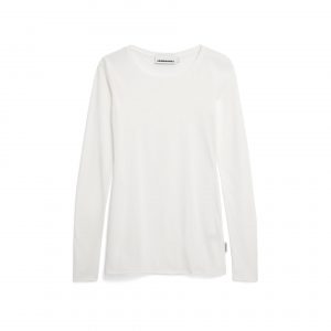 Einiaara Basic Longsleeve von Armed Angels in Weiß