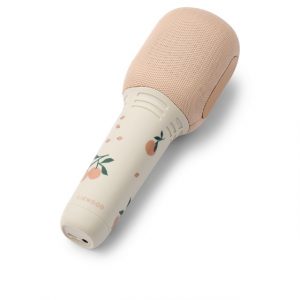 Karaokemikrophon für Kinder mit Pfirsich Motiv in Rosa und Beige von Liewood