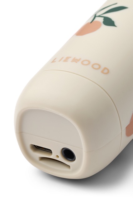 Karaokemikrophon für Kinder mit Pfirsich Motiv in Rosa und Beige von Liewood