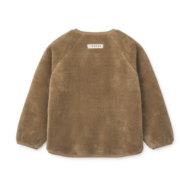 Fleecejacke von Liewood in Karamellbraun von Liewood - Rückseite