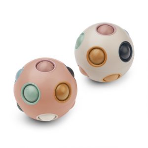 Puzzleball von Liewood im 2er Set in den Farben Rosa & Beige