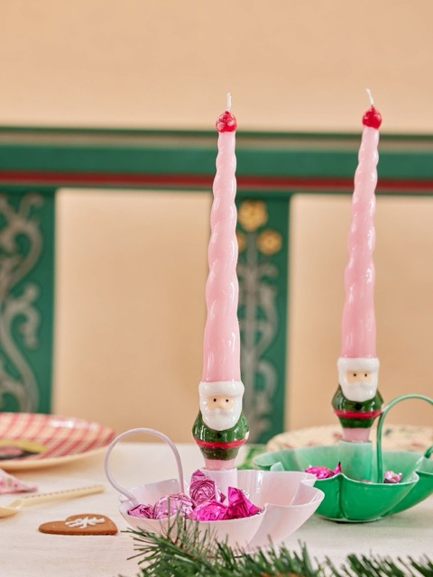 Kerzen Santa 2er Set von Rice
