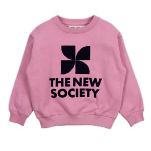 Logo Sweatshirt von TNS mit Lila Logo "The NEW Society"