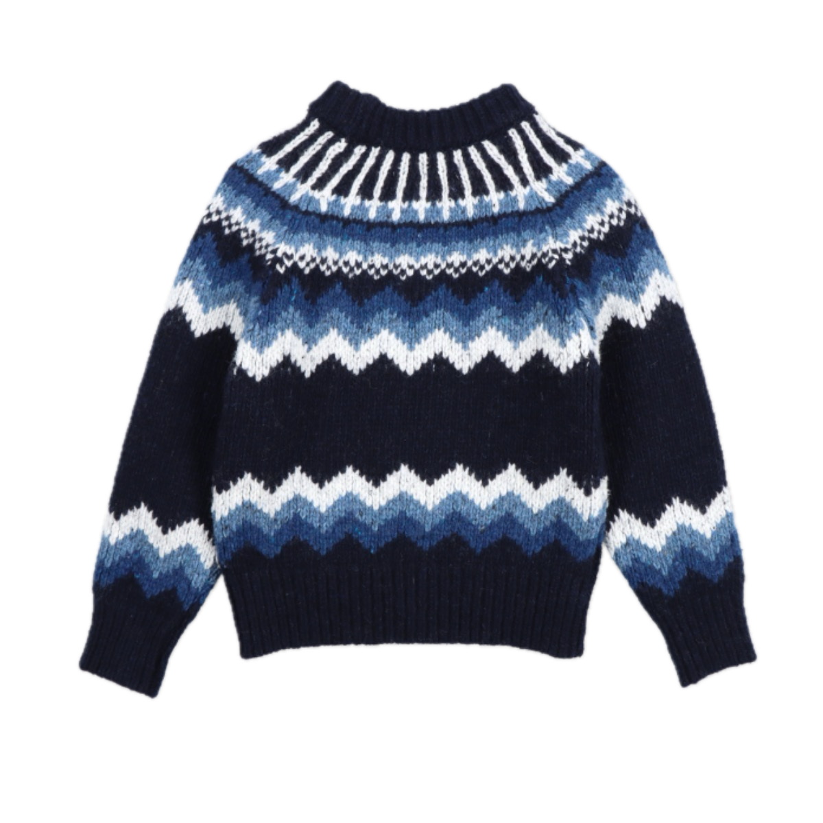 Norweger Pullover in Blautönen von TNS