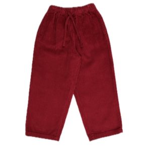 Cordhose in Rot mit Gummizug von TNS