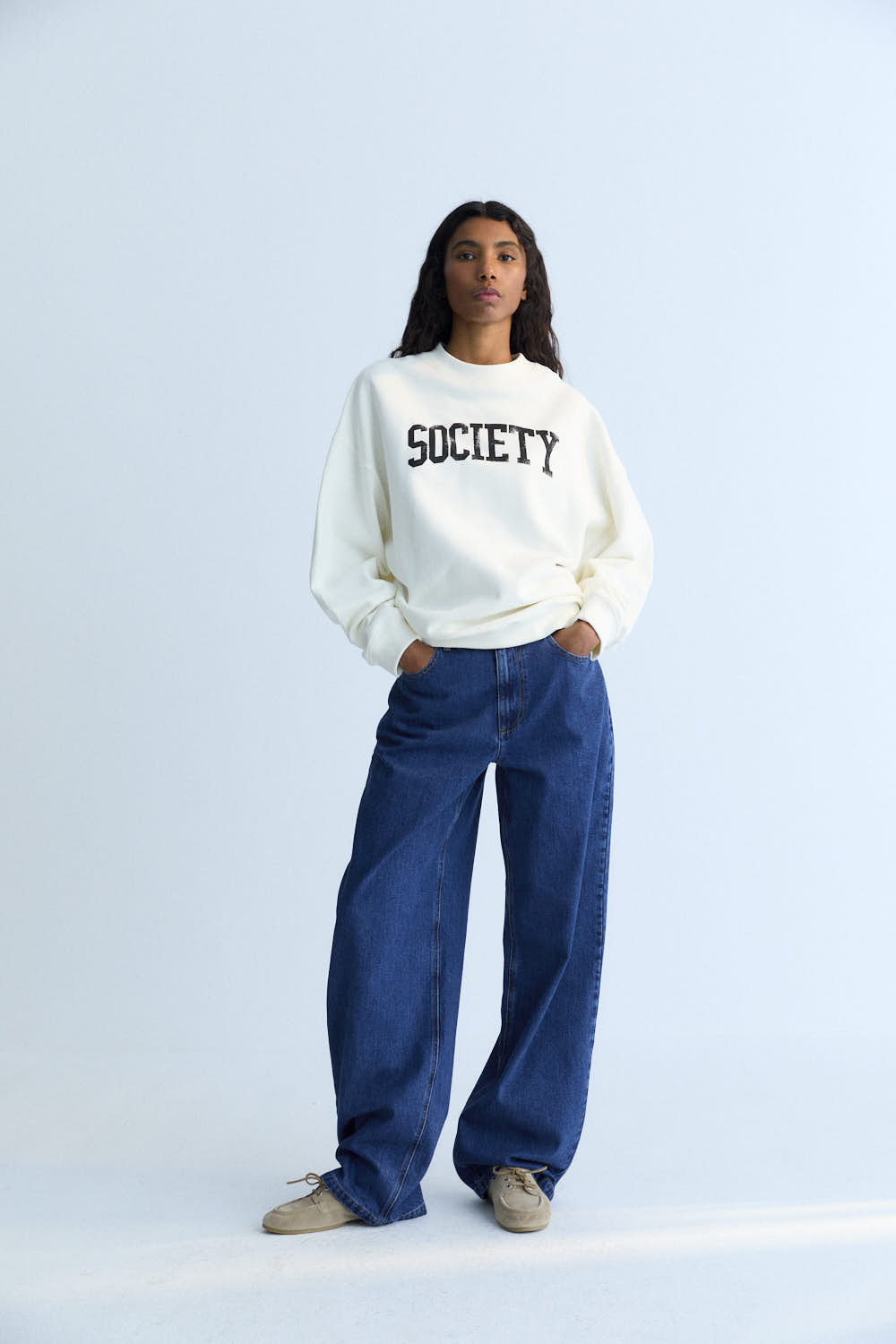 TNS Wide Leg Jeans für Damen