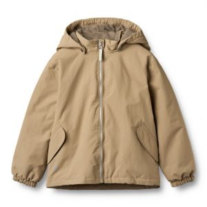 Wheat Winterjacke für Jungs mit Reißverschluss und Kapuze in Ockergelb