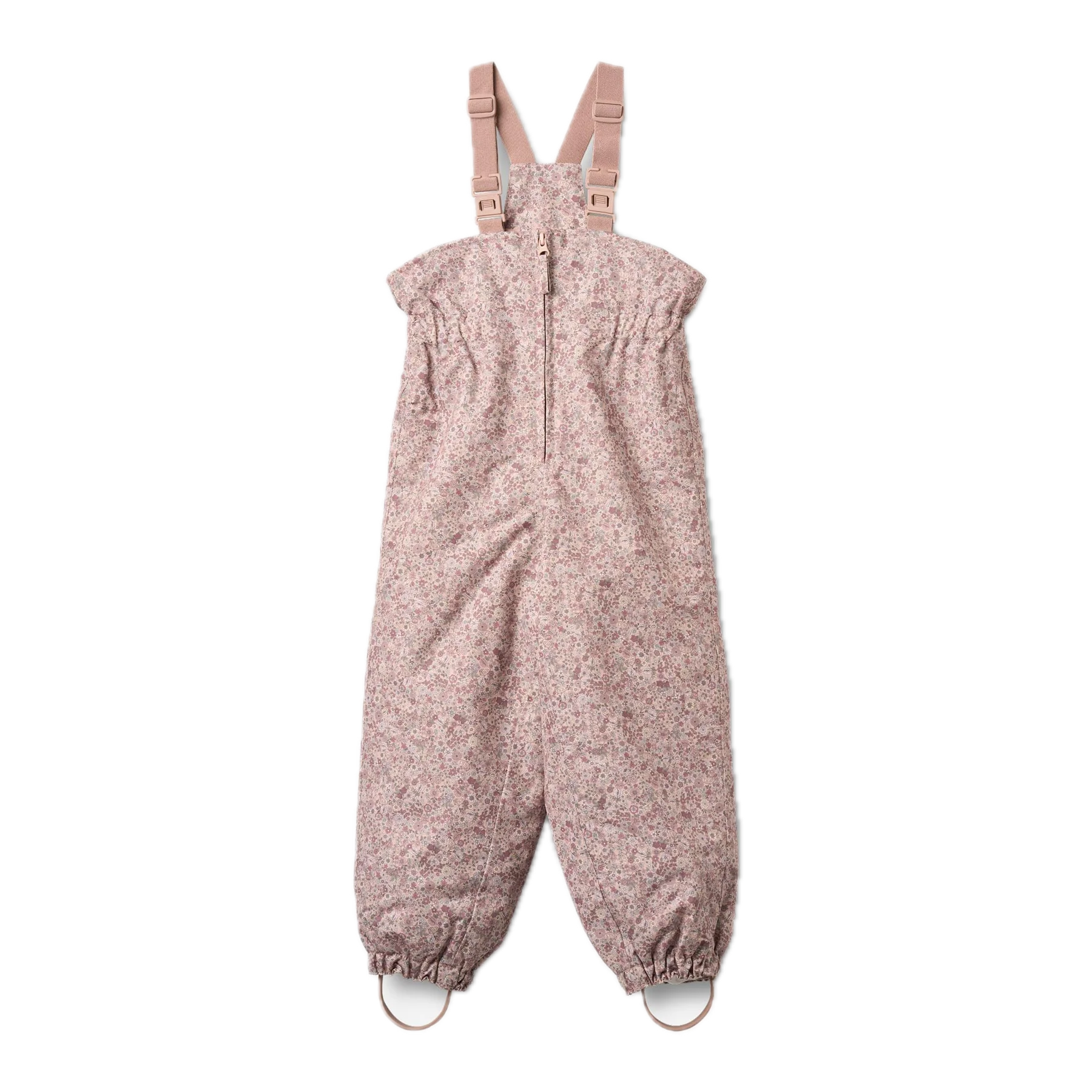 Wheat Skihose mit Trägern in Rosa mit Allover Blumenmuster Ton in Ton von Wheat