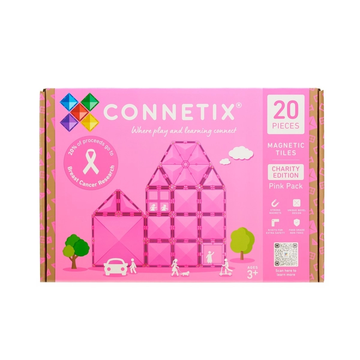 Connetix Charity Pack Pink in Pinker Verpackung