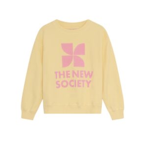 The New Society Kids Logo Sweatshirt Lemon