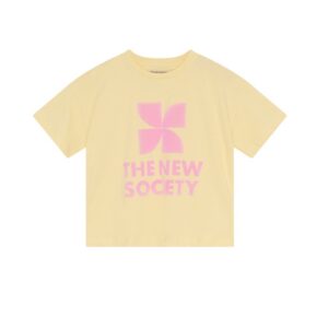 The New Society Kids Logo T Shirt Lemon