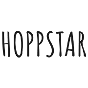 Hoppstar logo 180px