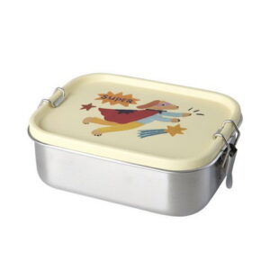 Rice Kleine Rostfreier Stahl Brotdose Crème Hero Print2