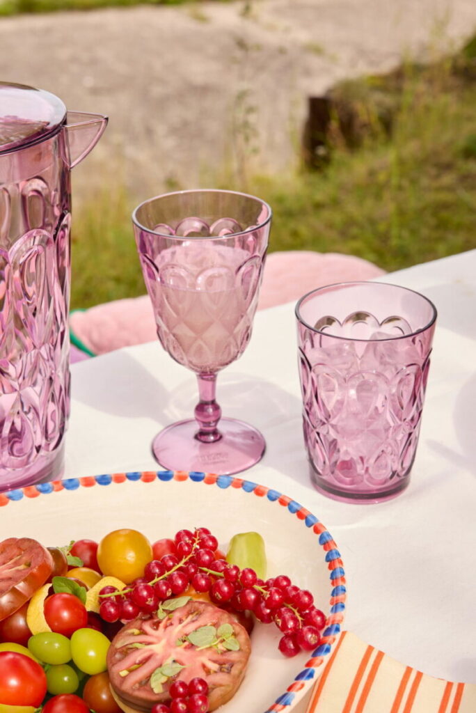 Rice Acryl Weinglas Lila2