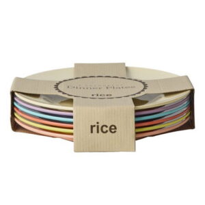 Rice Teller rund Mehrfarbig Gloriously Gifted 6er Pack5