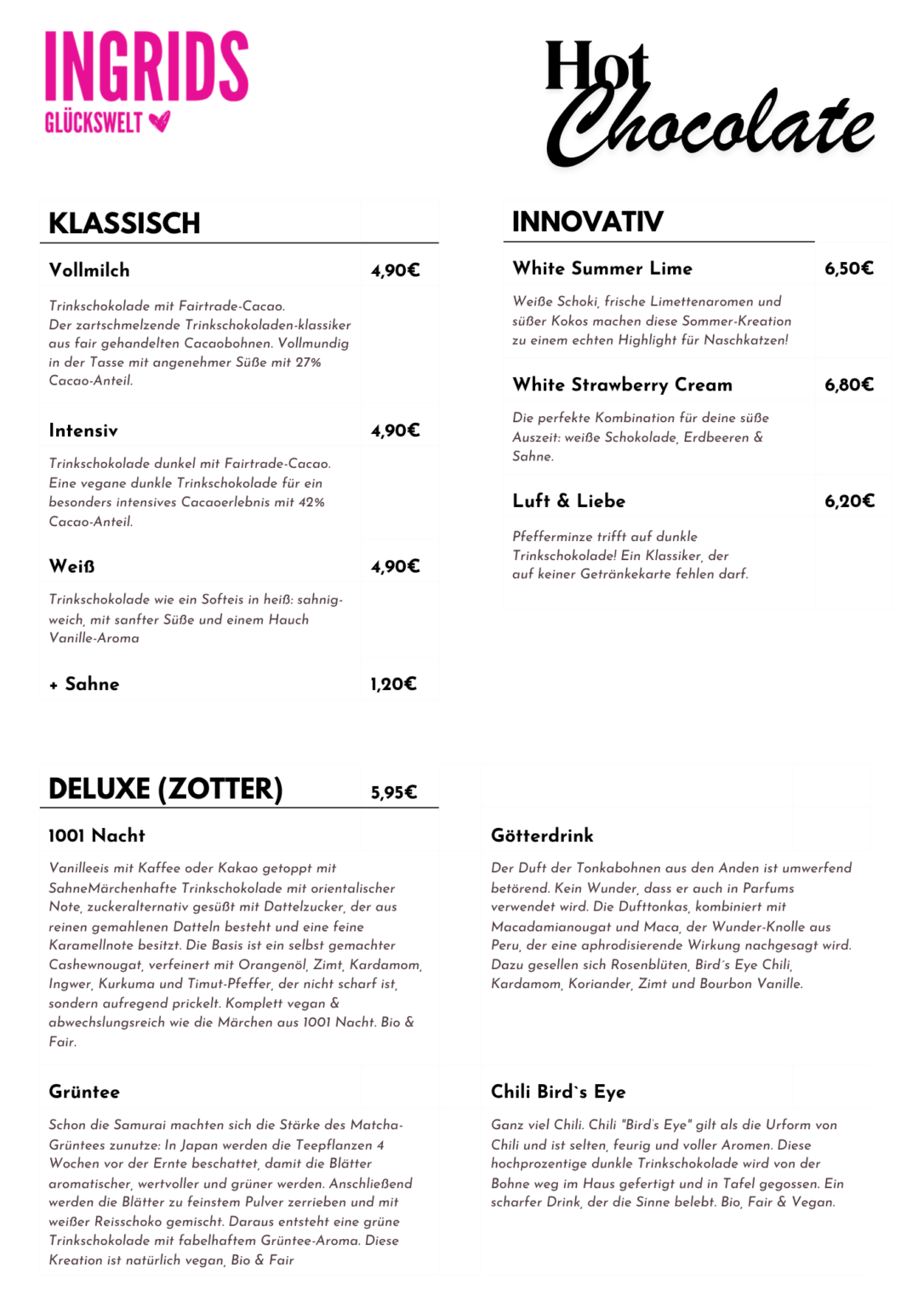 Speisekarte Nagold 5