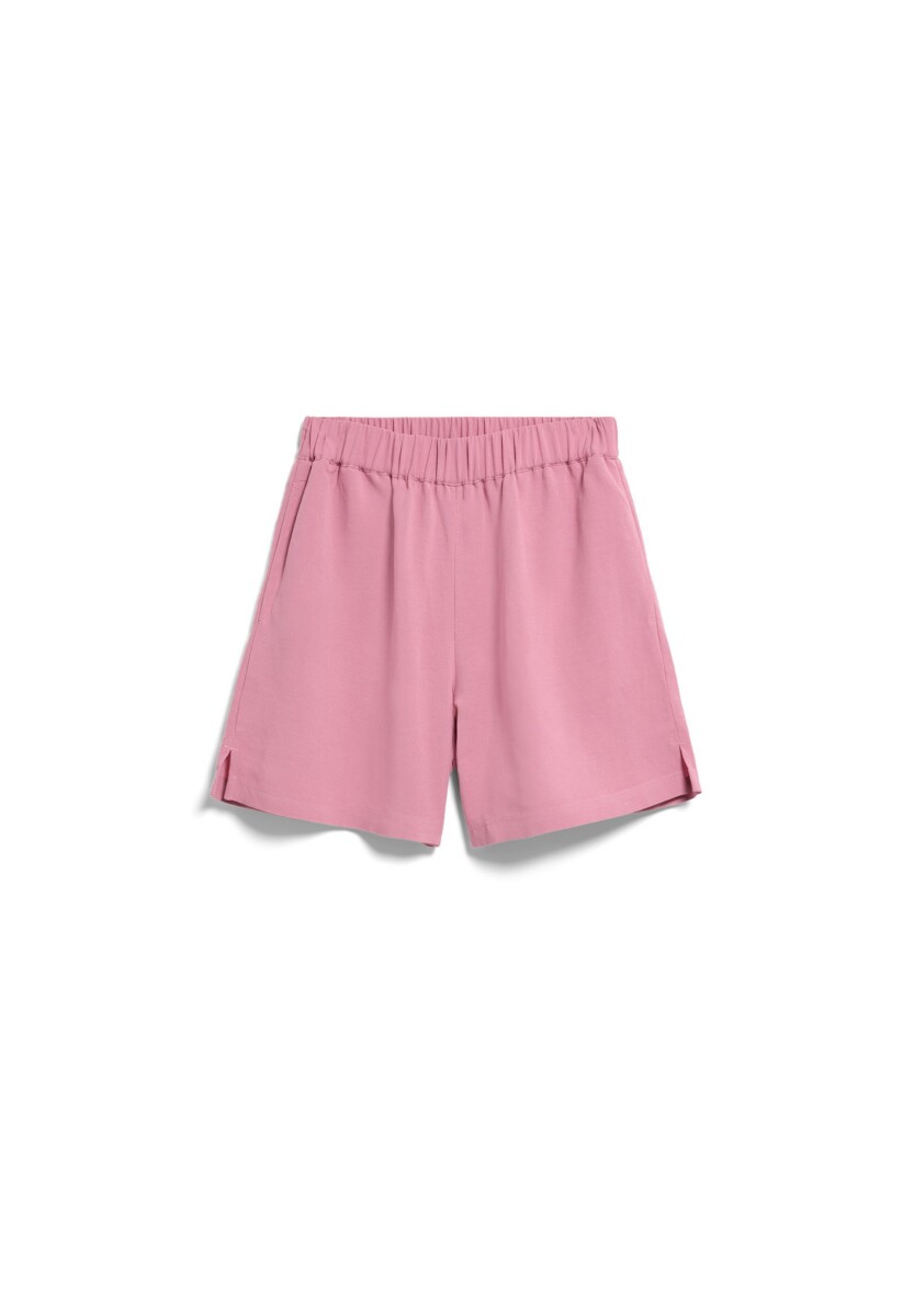 Armed Angels Linen Blend Pull On Short Washed Berry6