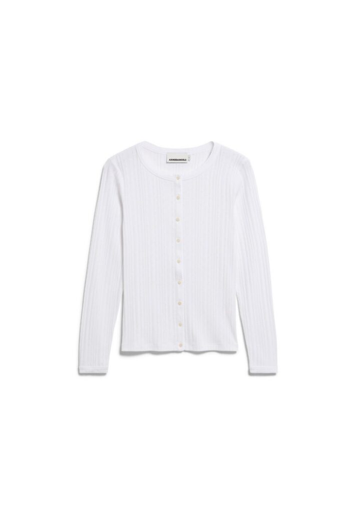 Armed Angels Pointelle Cardigan White6