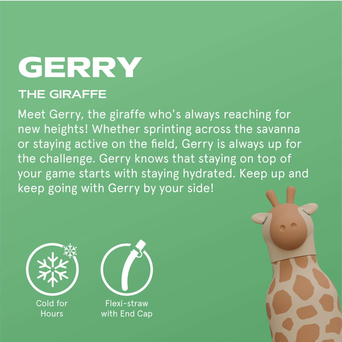 Asobu Bestie Bottle Giraffe 4