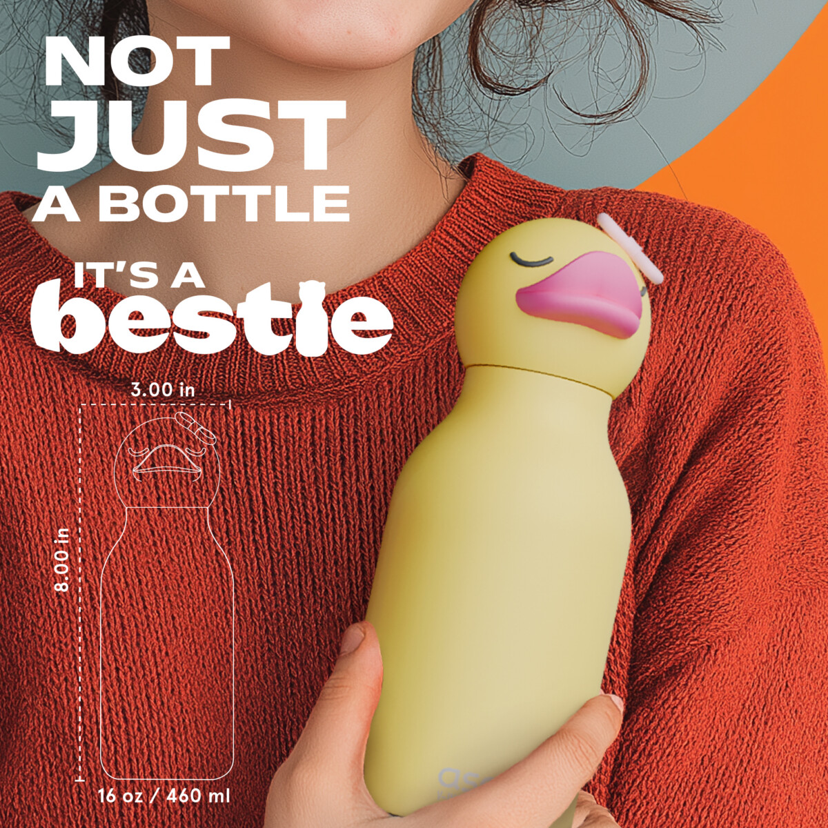 Asobu Ducky Bestie Bottle 4