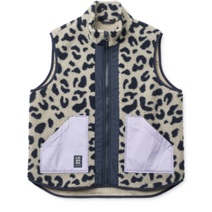Liewood Nilu Adult Pile Vest Mega Leo Mist Mix1