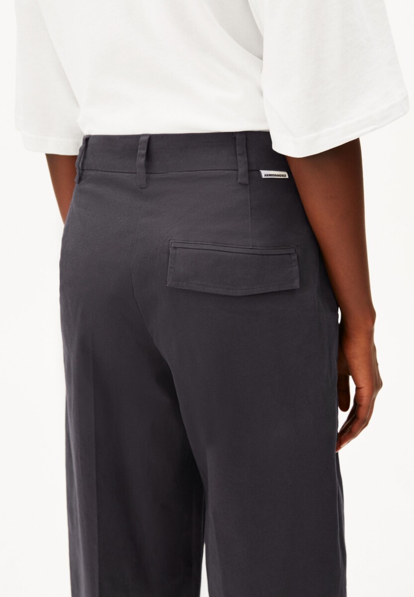 Armed Angels Barrel Leg Twill Pant Dark Steel3
