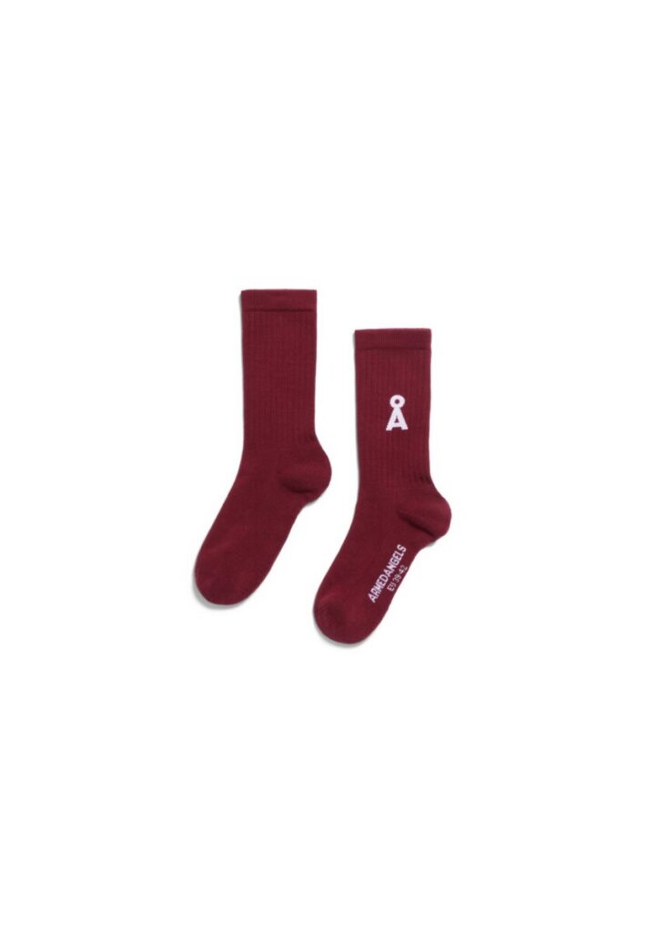 Armed Angels Saamus Bold Socks Velevet Red