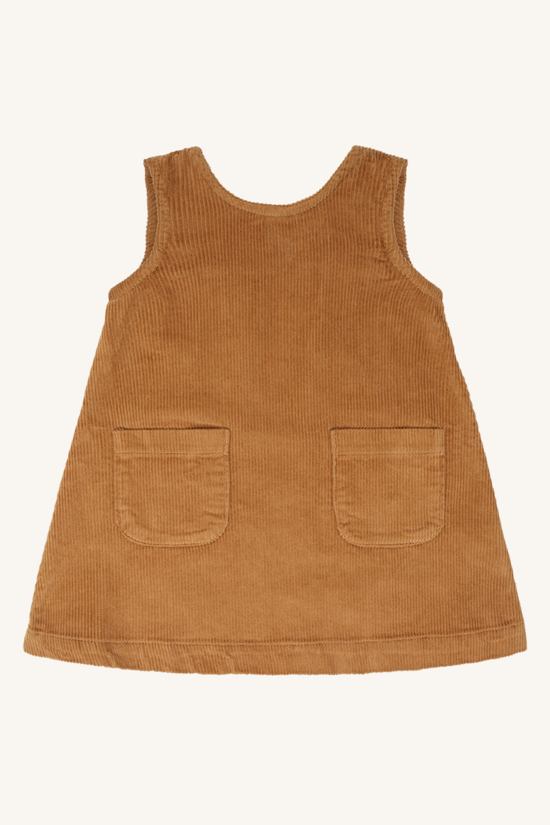 Hust Claire Karoline Kleid Cord Chipmunk 1