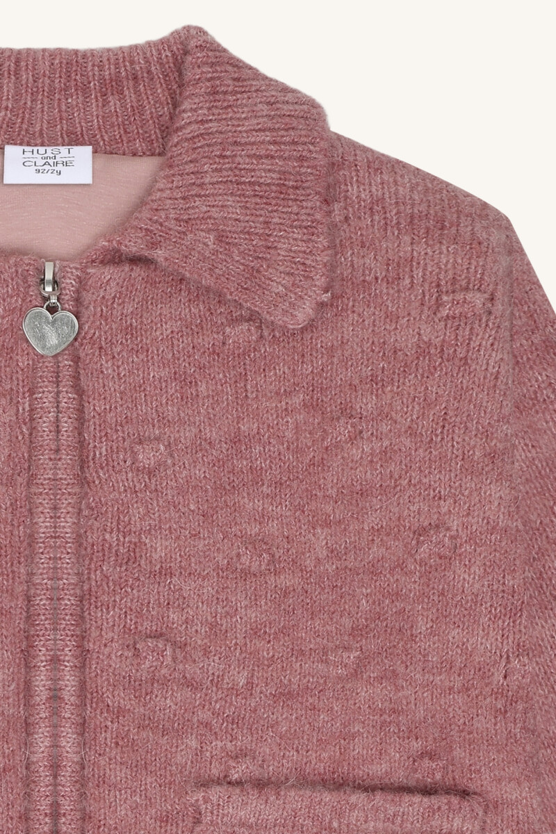 Hust and Claire Emi Strickjacke Heather3