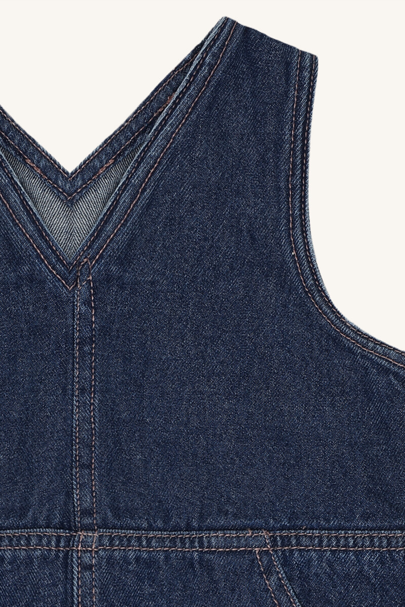 Hust and Claire Jeanskleid Karoline Denim Blue Denim3