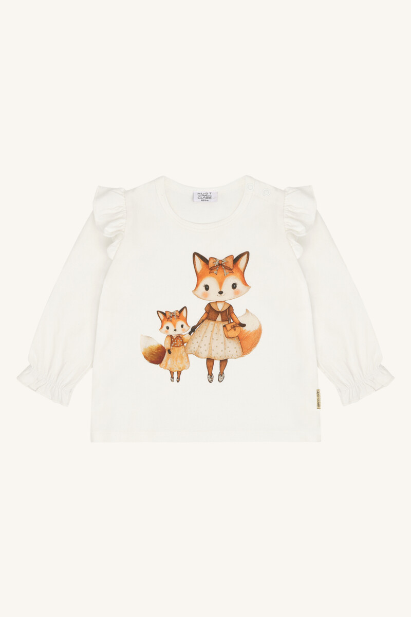 Hust and Claire Longsleeve Alma Fox Ivory1