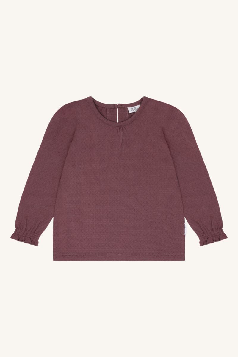 Hust and Claire Longsleeve Alma Solid Plum1
