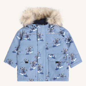 Hust and Claire Winterjacke Obi Snowboarder Blue Flint1