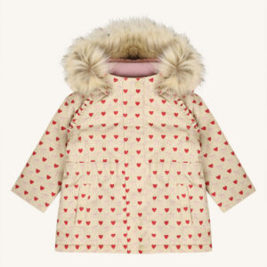Hust and Claire Winterjacke Obia Hearts and Bows Sandy1