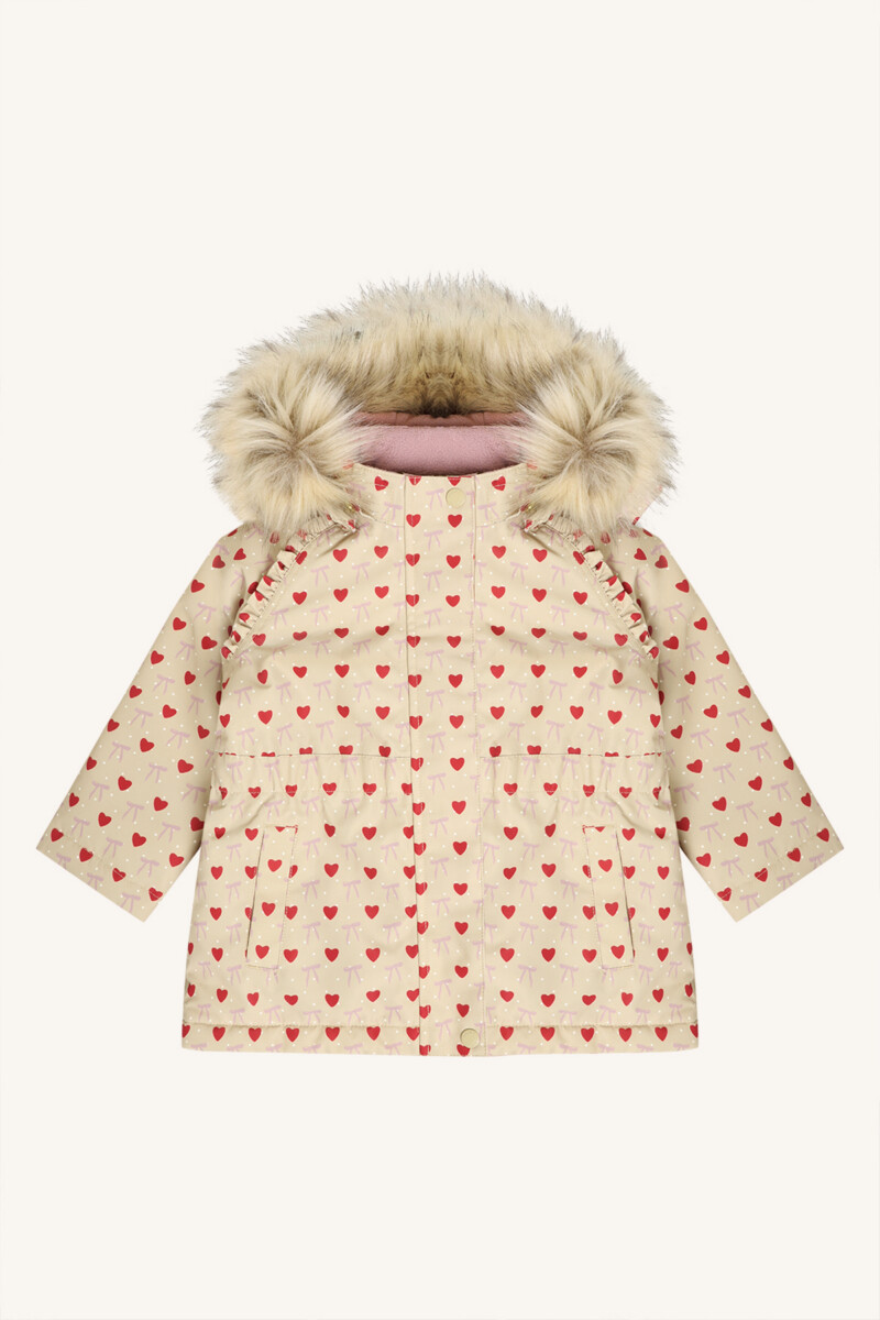 Hust and Claire Winterjacke Obia Hearts and Bows Sandy1