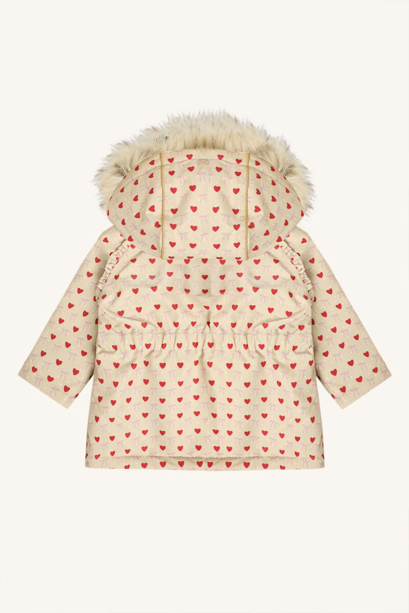 Hust and Claire Winterjacke Obia Hearts and Bows Sandy2