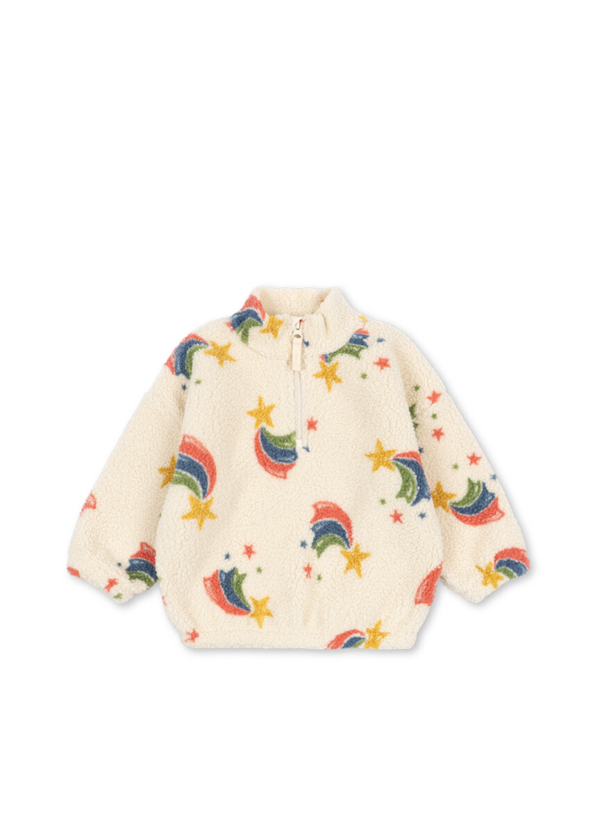 Konges Slojd Jody Teddy Halfzip Rainbow Start4
