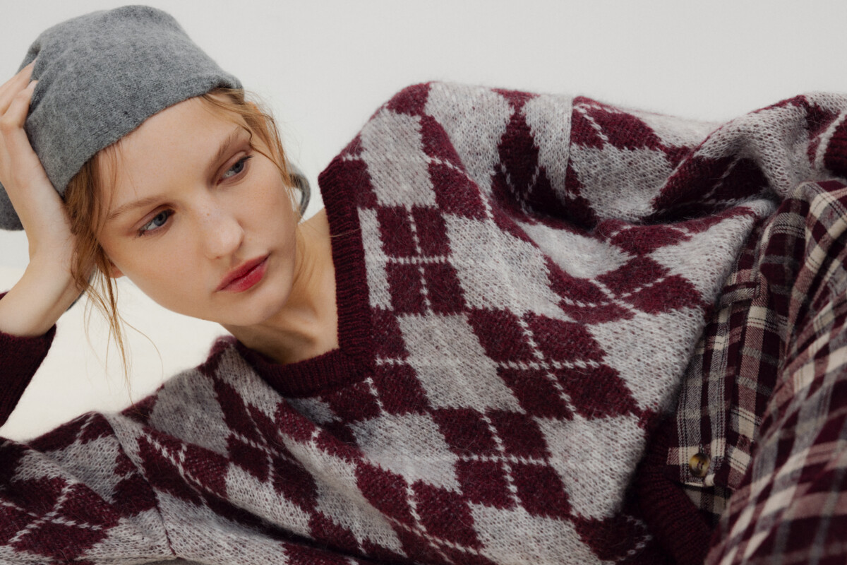 The New Scoiety Dune Damen Strickpullover Dune Diamond 15
